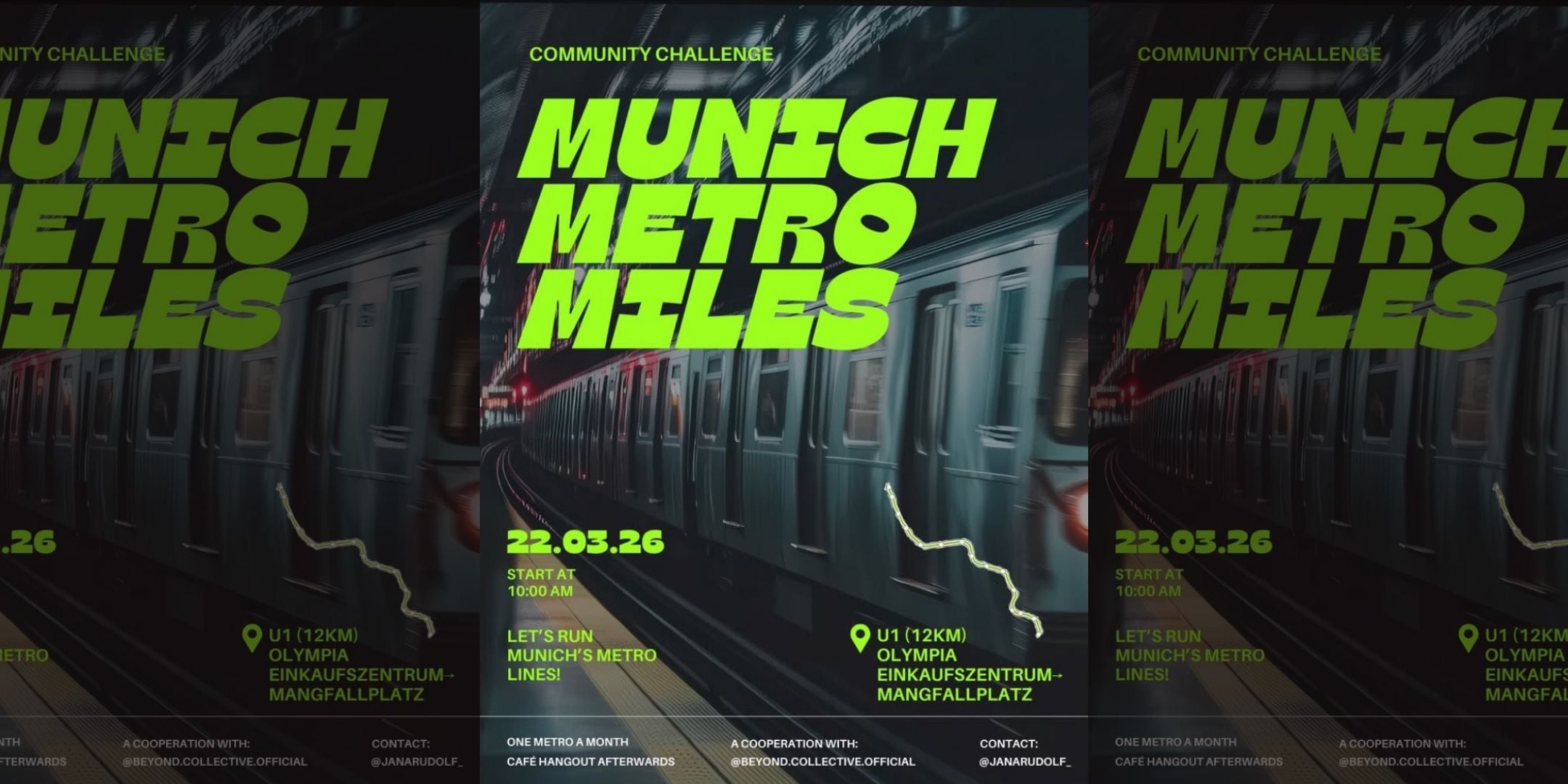 Let's join "Munich Metro Miles" U1 | Run Event 