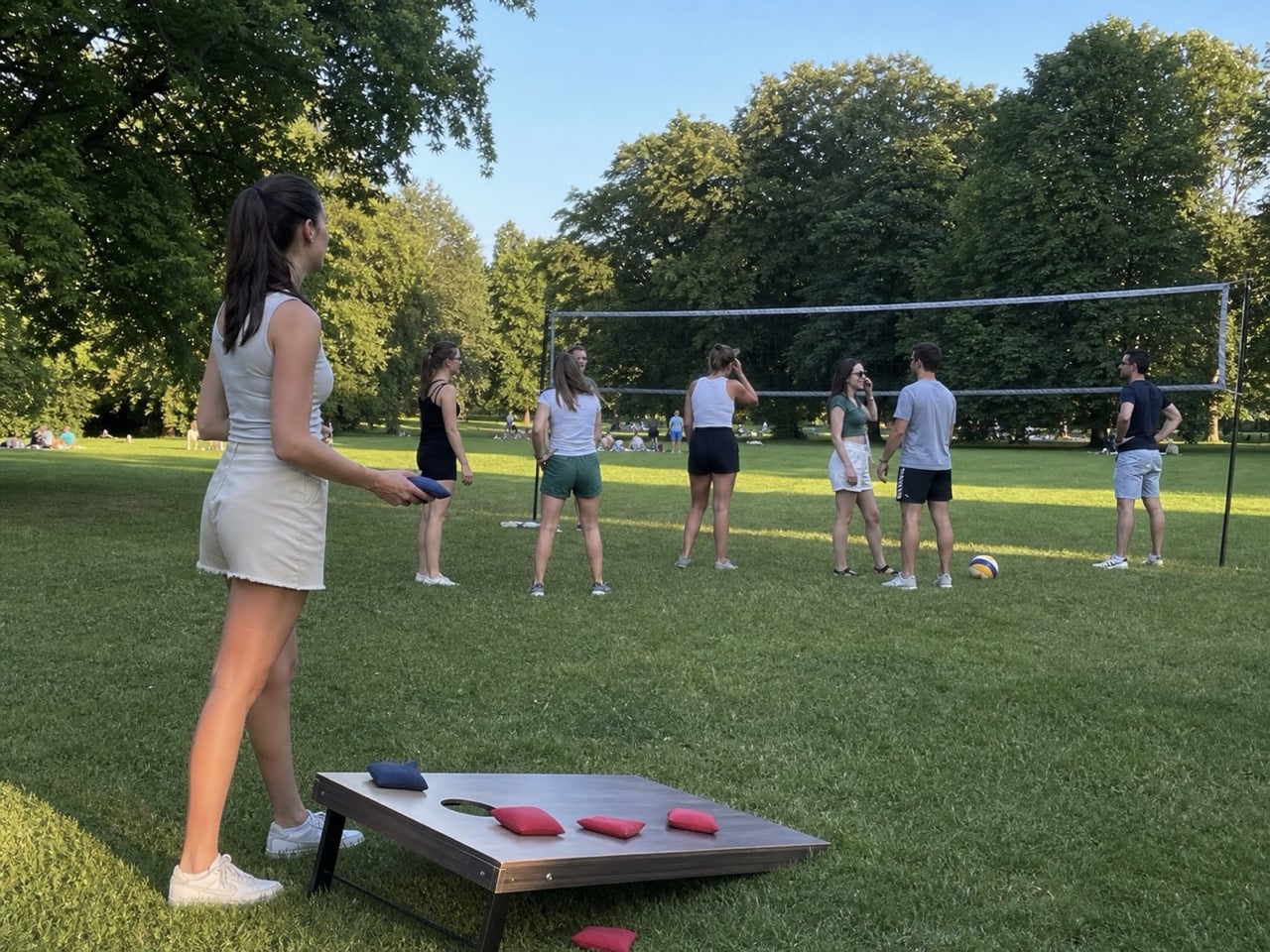 Outdoor Games im Park